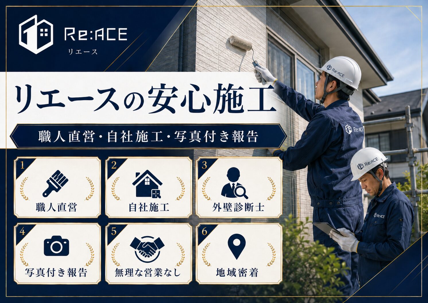 リエースの安心施工